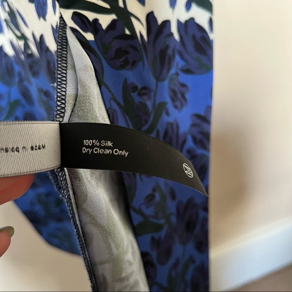 MOTHER OF PEARL silk floral print long maxi dress 8 - Picture 8 of 14